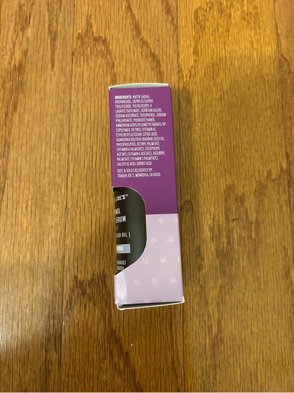 Trader Joe's Retinol Night Serum 0.3% Retinol 1 oz Baobab Seed Oil Skincare